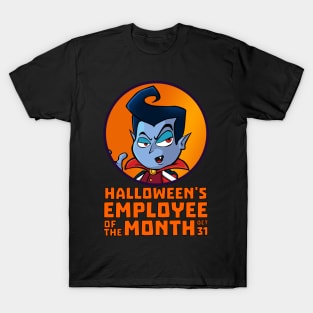 Haloween Employee of the Month | Vampire T-Shirt